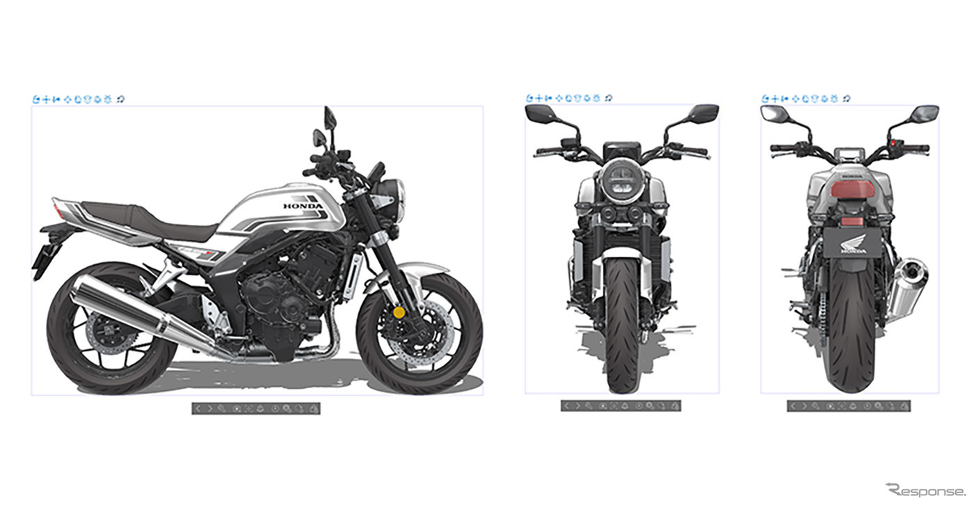 「CB1000F」3Dモデルイメージ