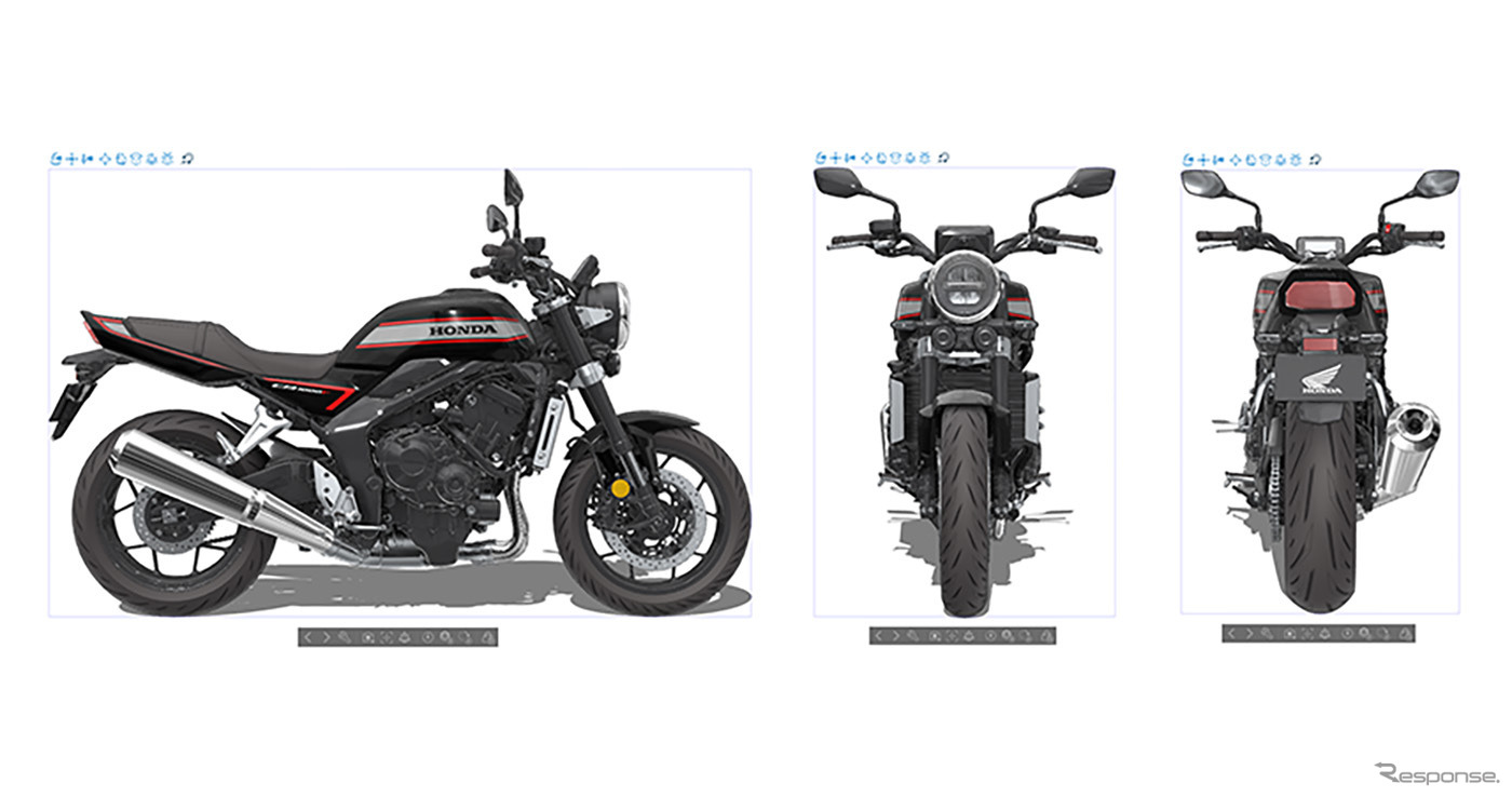 「CB1000F」3Dモデルイメージ