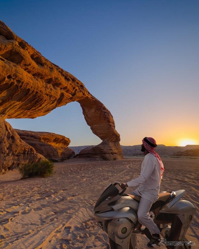 サウジアラビアを走るCORLEO（イメージ）
