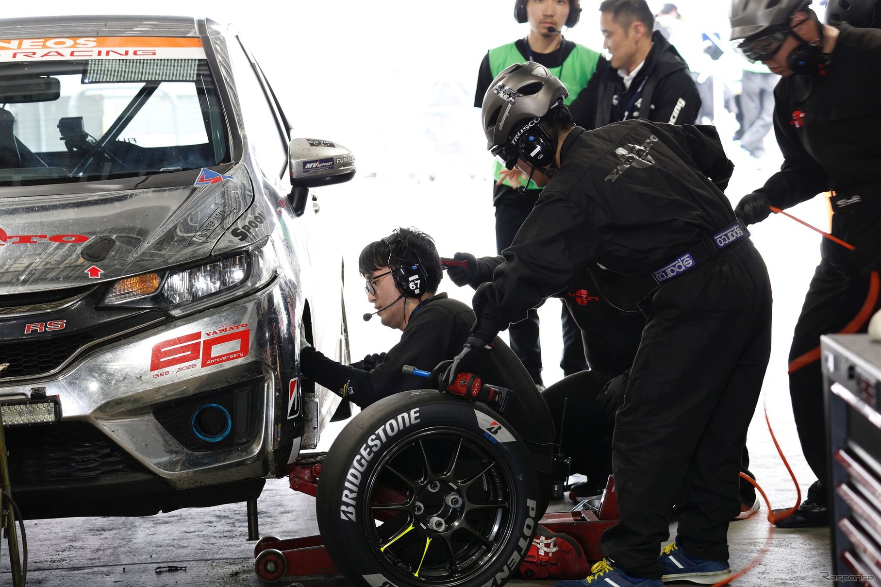 ホンダ従業員チーム「TEAM YAMATO」のフィットRS