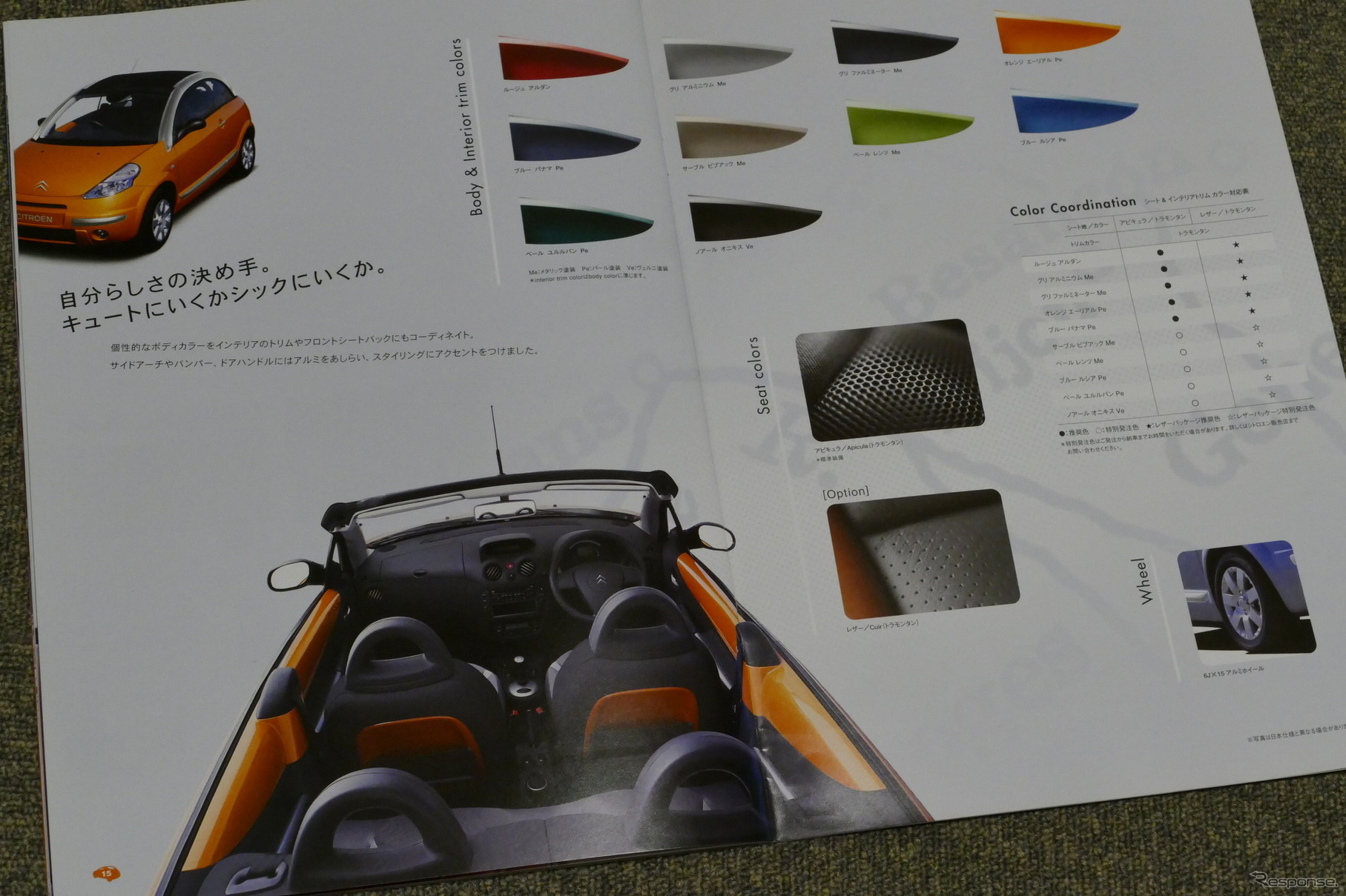 シトロエン C3プルリエル 当時のカタログ