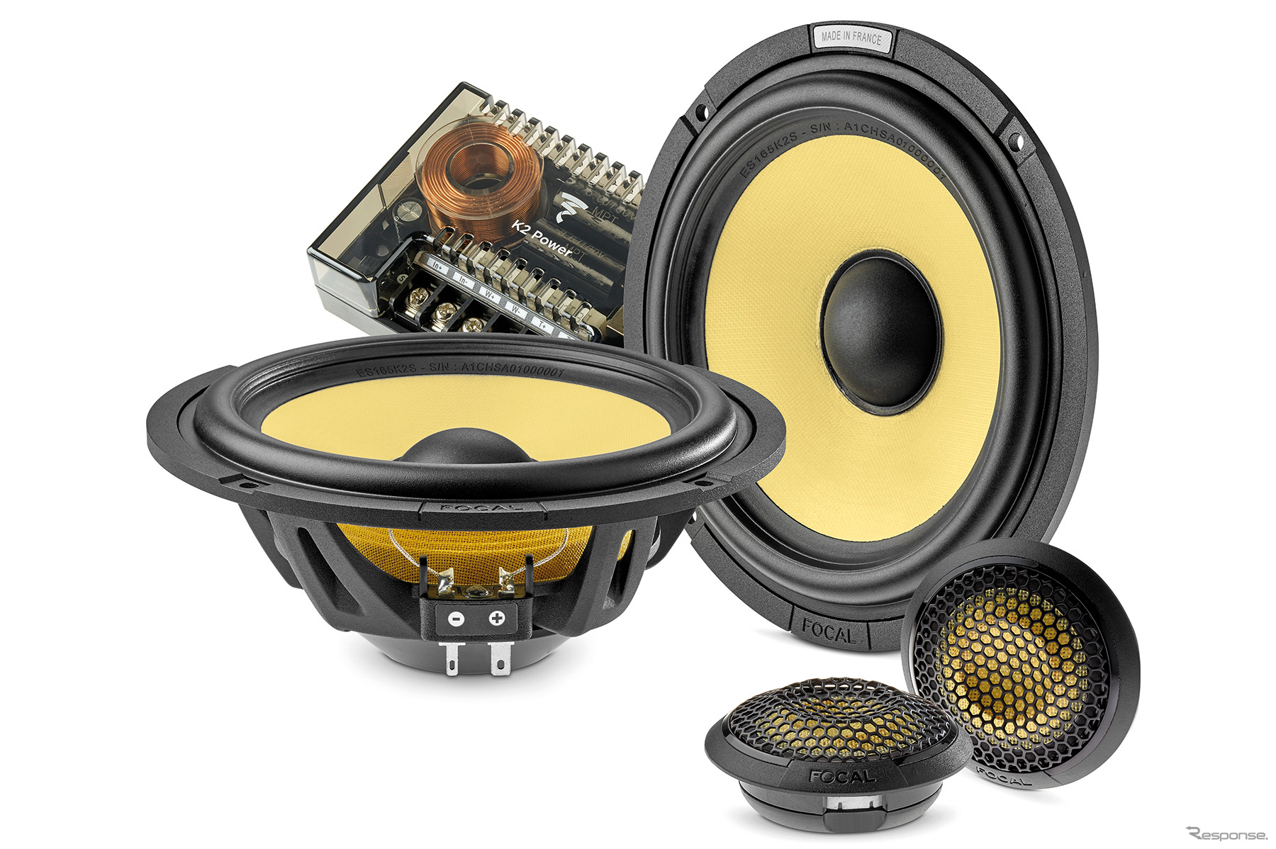 「セパレートスピーカー」の一例（フォーカル・ES 165 K2S）。