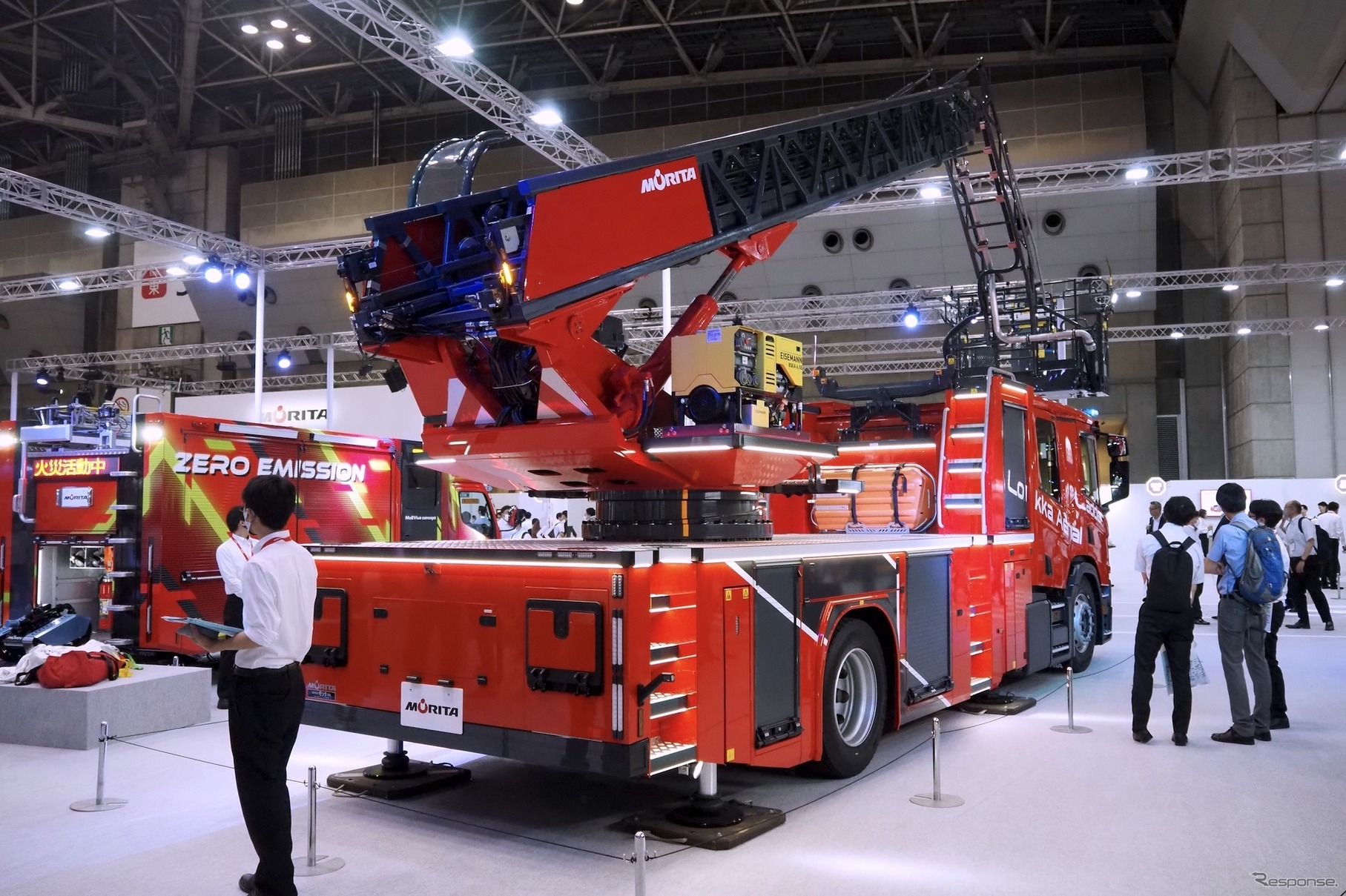 モリタLoikka Aerial Ladder（東京国際消防防災展2023）