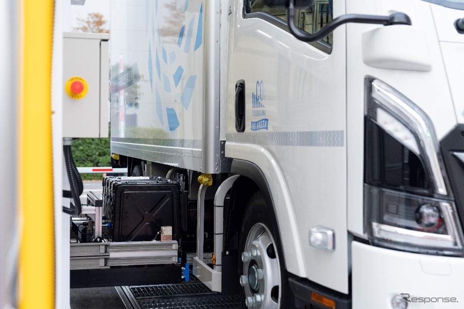 バッテリー交換デモンストレーション