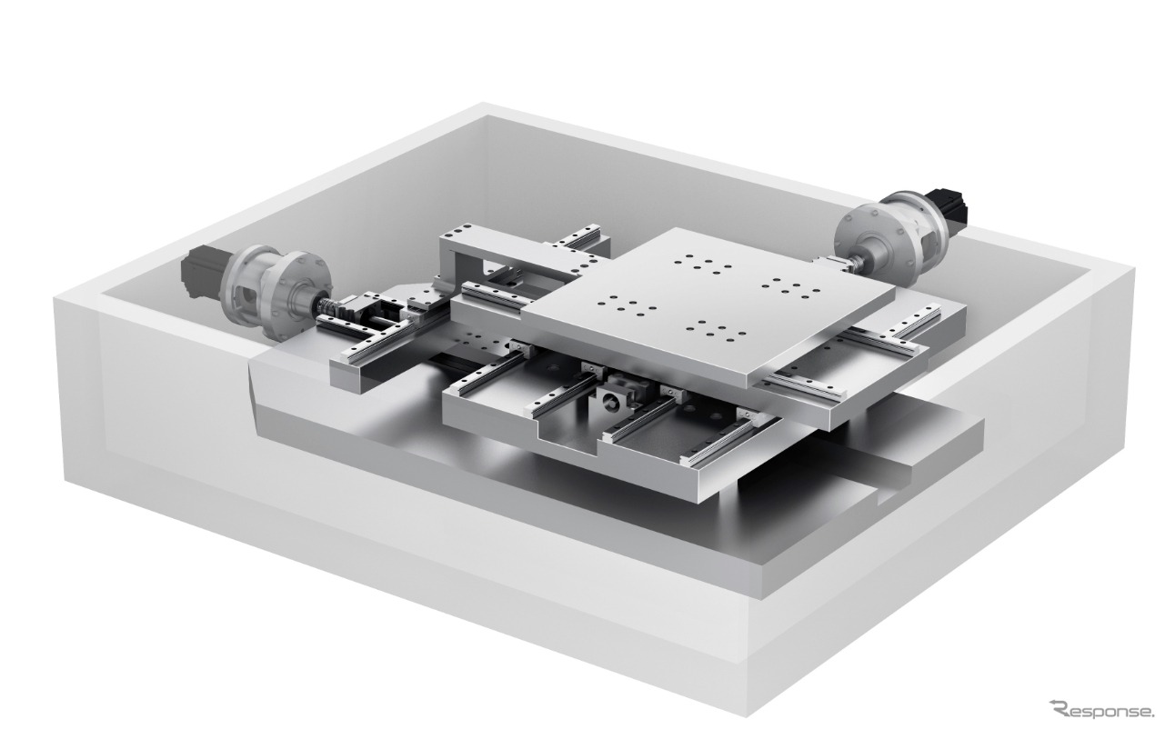 真空環境用XYテーブル