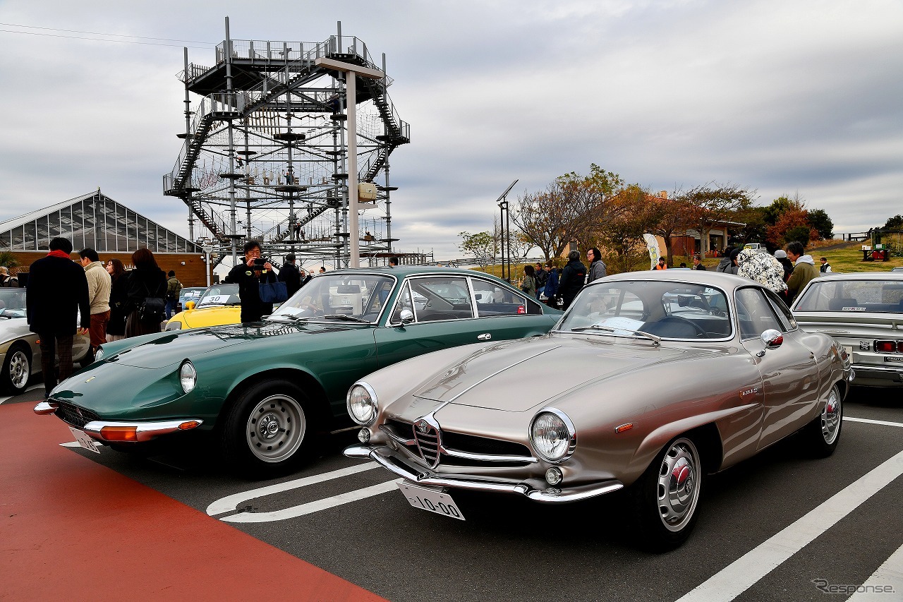 三浦半島に集まる名車たち@ソレイユの丘