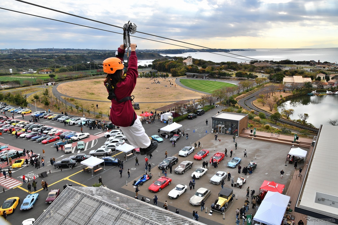 三浦半島に集まる名車たち@ソレイユの丘