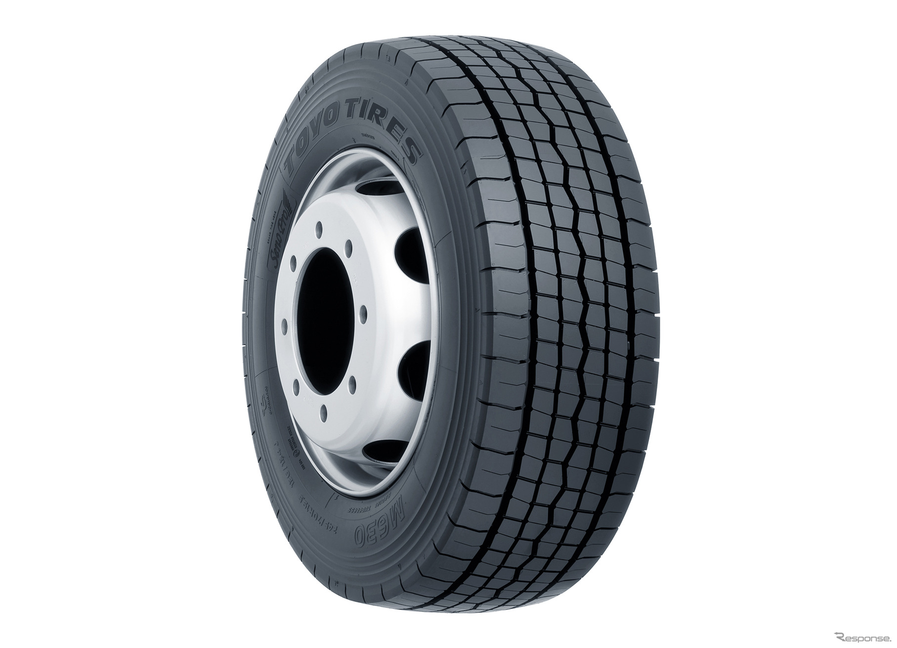 トーヨータイヤが偏摩耗を61％低減した4軸低床トラック専用タイヤ「M630」発売へ