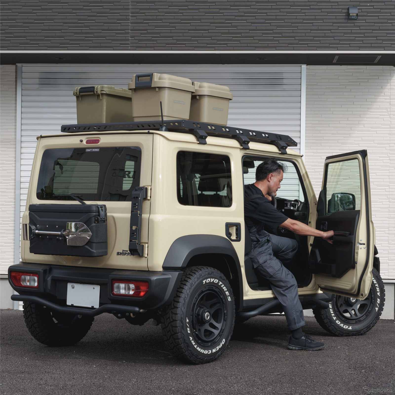 クラフトワークスの『ジムニー/シエラ/ノマド』対応リアラダー・スリムタイプ