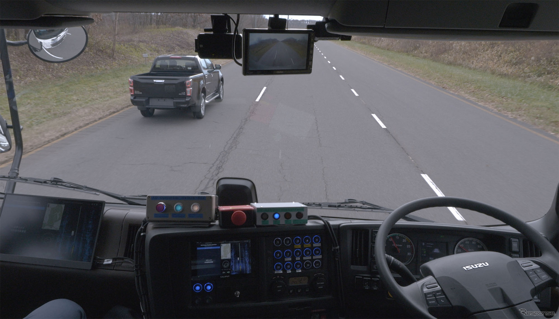 いすゞの「自動運転レベル4」トラック