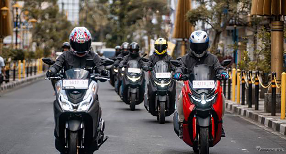 ヤマハがインドネシアで開催した「MAXi Turboエクスペリエンスツーリング」