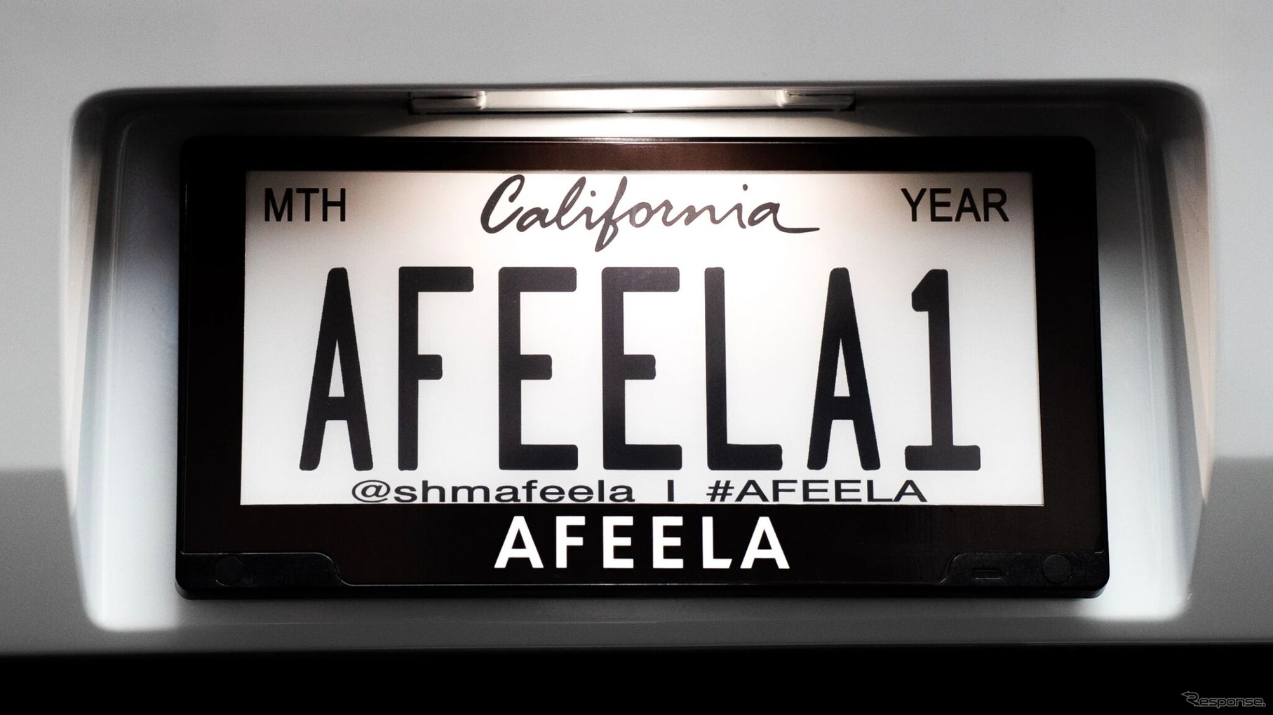ソニー・ホンダモビリティのEV『AFEELA1』にデジタルナンバープレート設定