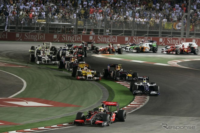 【F1シンガポールGP】2年目のナイトレース、勝者はハミルトン
