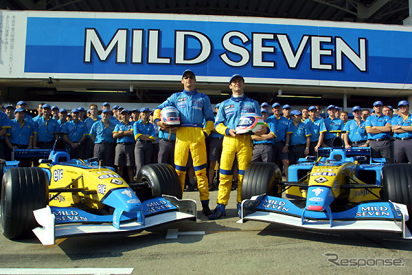 ルノーF1新車発表会日程---たばこがスポンサーで、あちらとこちらで