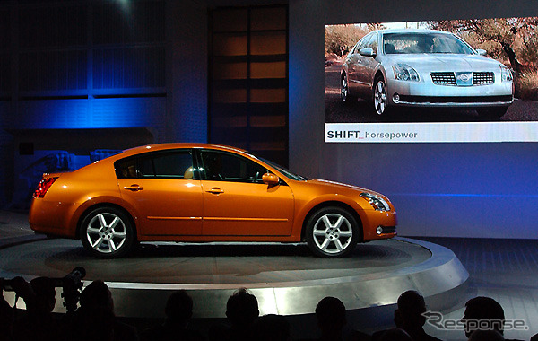 【デトロイトショー2003速報】日産『マキシマ』は上級移行、3万ドルカーに