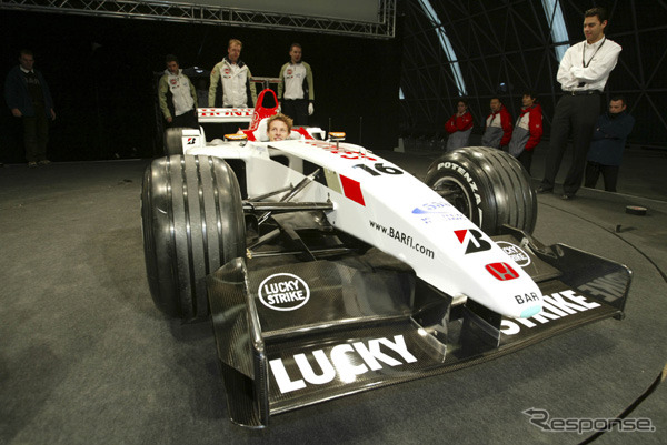 【ホンダF1ストーキング】B・A・R、ニューマシン「005」を発表