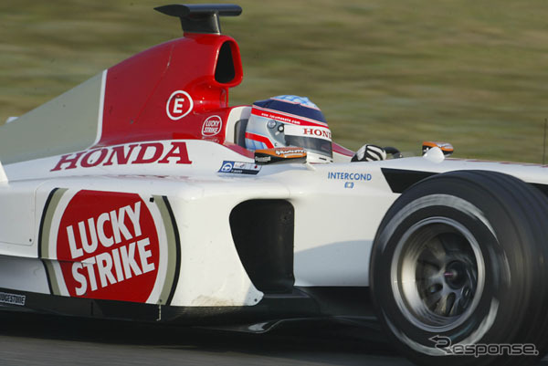 【ホンダF1ストーキング】佐藤琢磨のB・A・R第一声