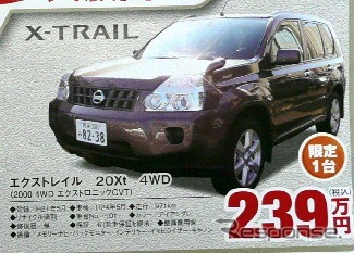 ●エクストレイル ●日産プリンス岩手 ●しわ店019-672-1532,釜石店0193-23-7417、水沢店0197-24-1132、二戸店0195-27-2332 ●他８店 ●11/14.15 ●キッカー