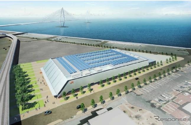 JR東海博物館（仮称）太陽光発電システム（イメージ）