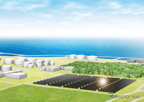 メガソーラー発電所（大規模太陽光発電所）完成イメージ