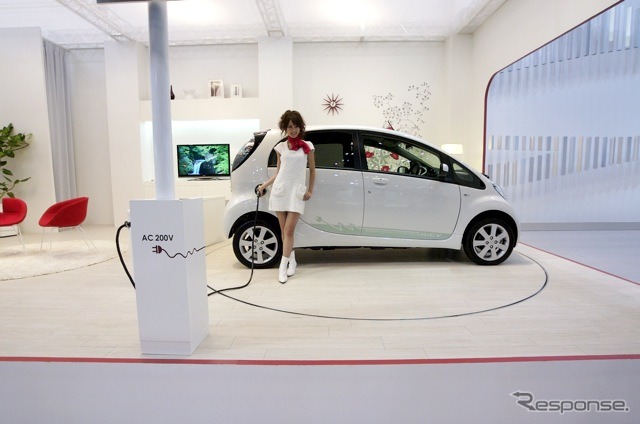i-MiEV。東京モーターショー09でのプレゼンテーション