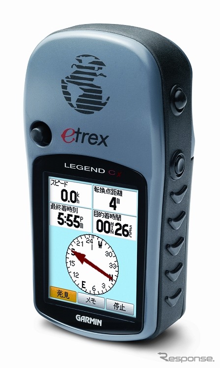 etrexシリーズはgekoシリーズとGPSmapシリーズの中間にあたる、ミドルクラスのハンドヘルドGPS。