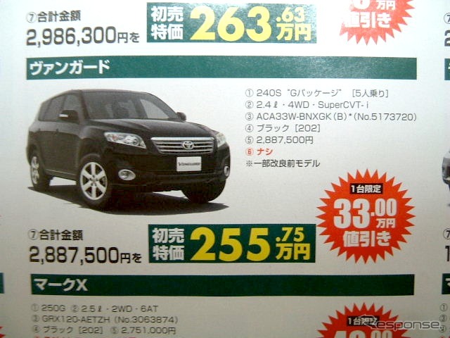 ●ヴァンガード ●神戸トヨペット0120-373567 ●トヨペット三宮店078-251-3721、トヨペット本社店078-576-5006 他2店 ●1/16,17 ●すまりん