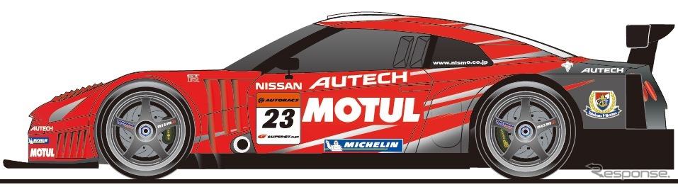 2010年版SUPER GT、GT500仕様R35型GT-R