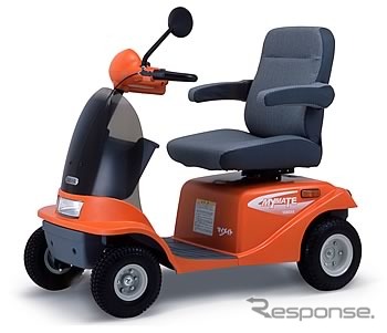 ヤマハ、ハンドル型電動車椅子に10色追加---位置情報サービスもスタート