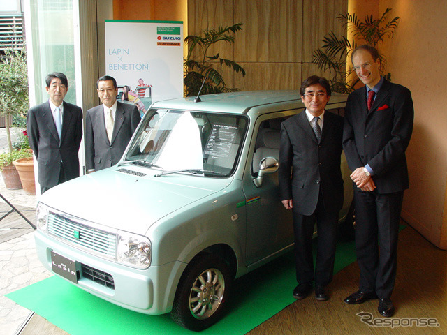 【スズキ/オートバックス『ラパン・ベネトン』発表】他メーカーの普通車を売る…どこ?