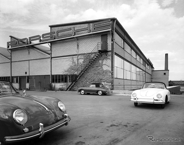 1955年、第2工場前の356タイプA