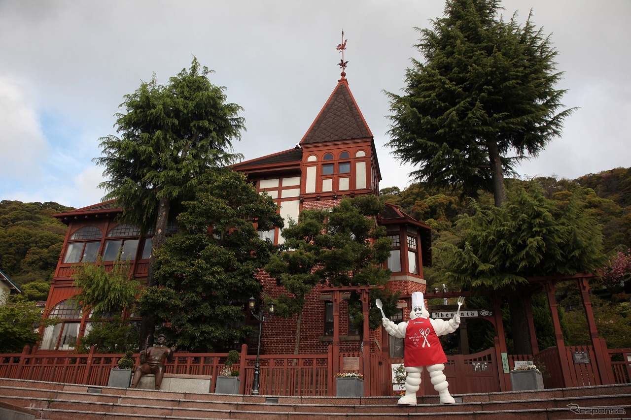 風見鶏の館とミシュランマン