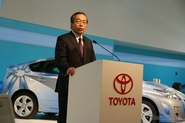トヨタ自動車、内山田竹志副社長