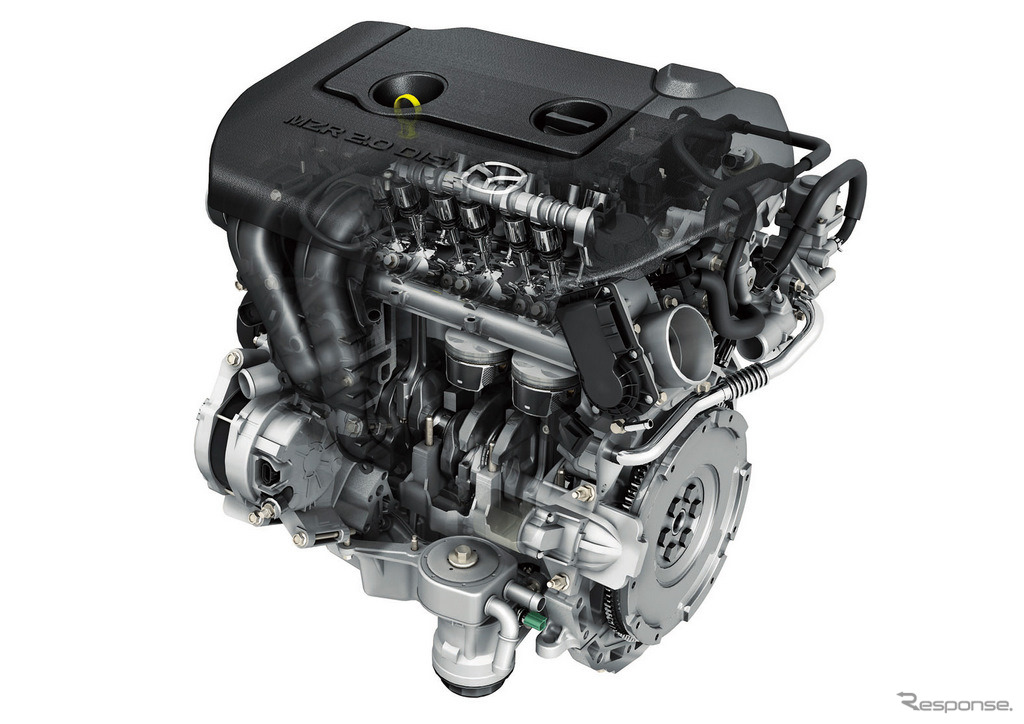 i-stop搭載のMZR 2.0DISI エンジン
