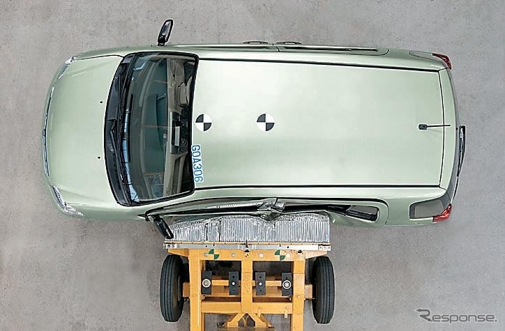 【トヨタ『ラウム』発表】パノラマオープンドアの側面衝突安全性