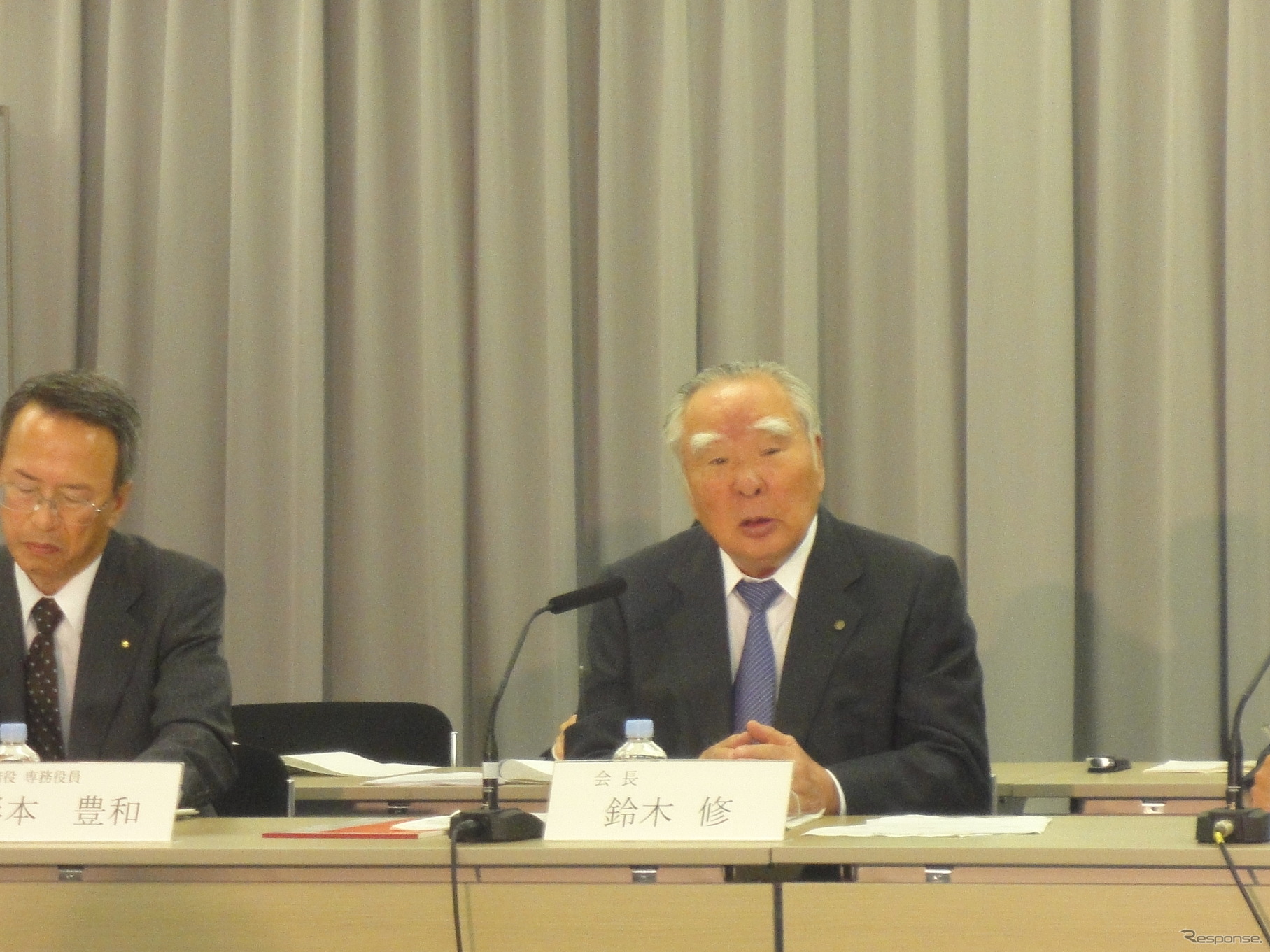 鈴木修会長（10年3月期決算発表）