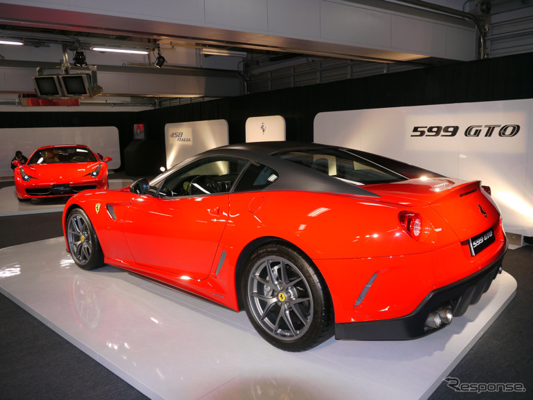 フェラーリ史上最速 599GTO、日本初公開…既に完売