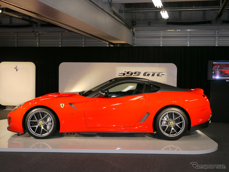 フェラーリ史上最速 599GTO、日本初公開…既に完売