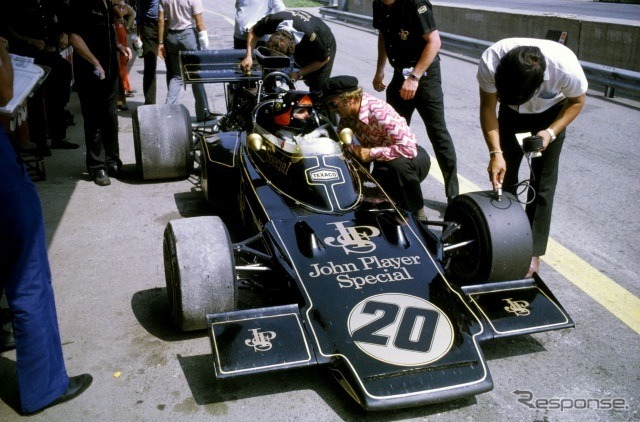 72Dフォード、1972年、オーストリアGP。E. フィッティパルディとチャップマン