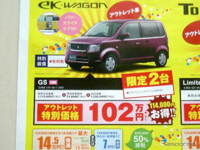 ●ekワゴン ●東日本三菱自動車販売株式会社 ●福島本内店024-533-9301福島鳥谷野店024-545-2222二本松店0243-23-5525 郡山山根店024-922-2595他11店 ●6月19日（土）から6月20日（日）まで ●にこすけ