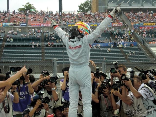 今季初優勝のロイック・デュバル（ドコモ・チーム・ダンディライアン・レーシング）