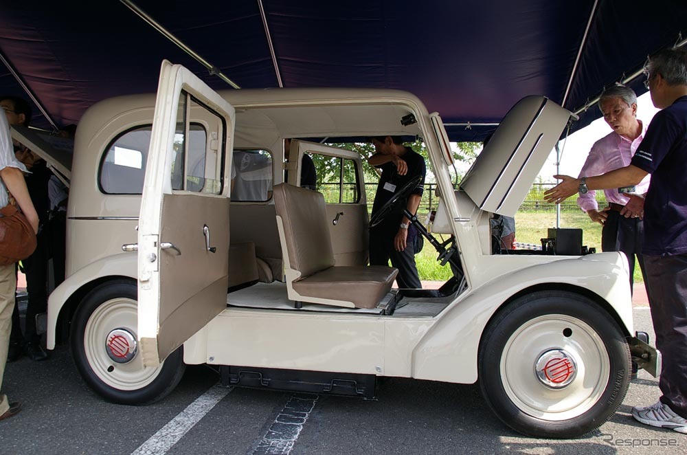 1947年に製造された「たま電気自動車」