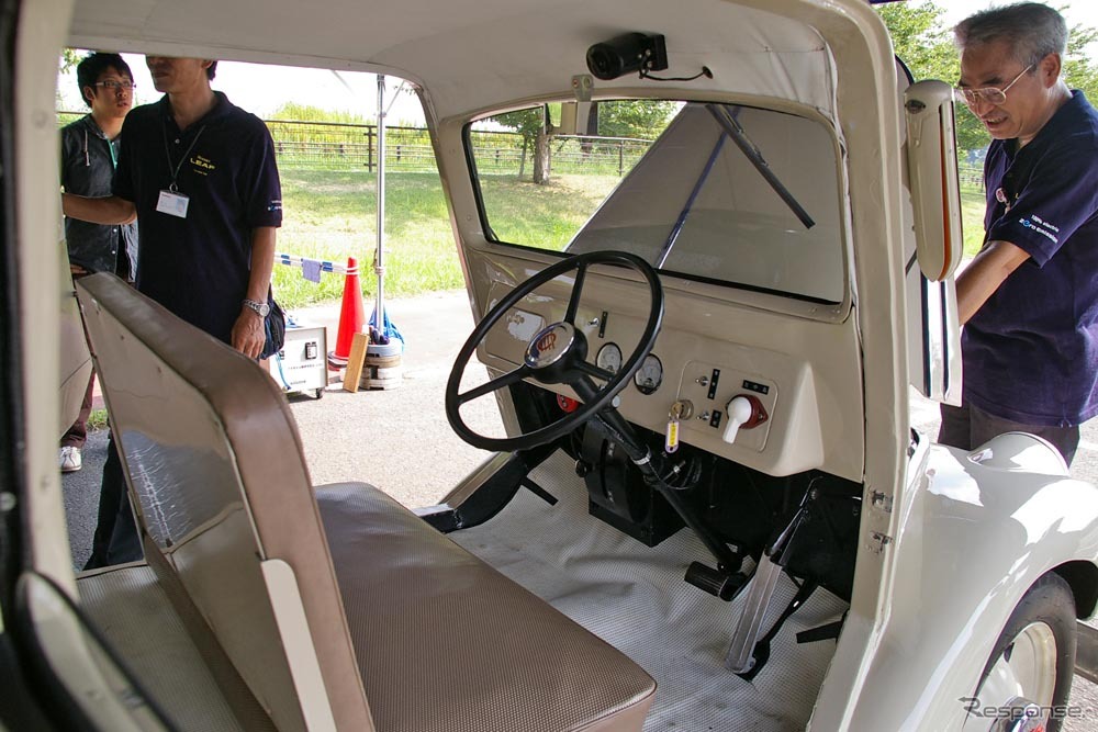 1947年に製造された「たま電気自動車」
