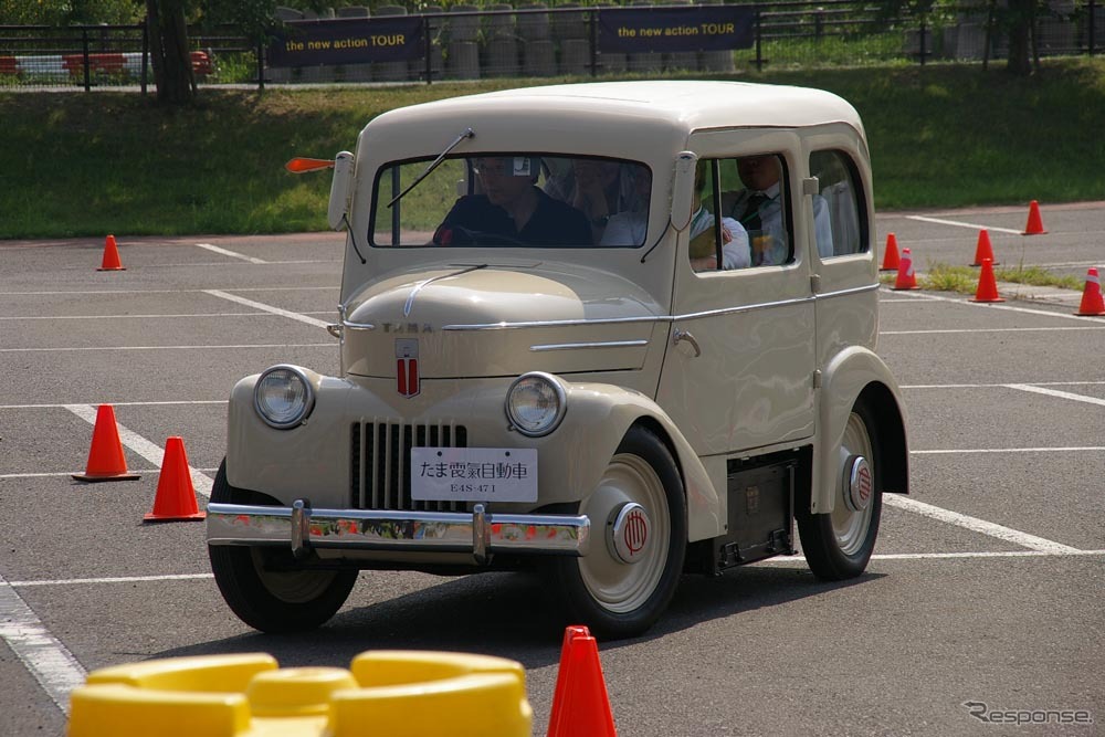 1947年に製造された「たま電気自動車」