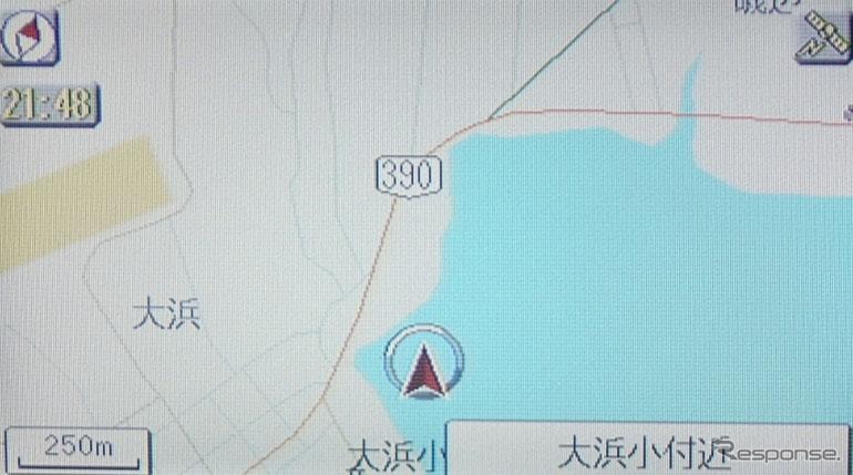 【カーナビ2003夏の陣】海の中を走る?　誤差、最大で793mも