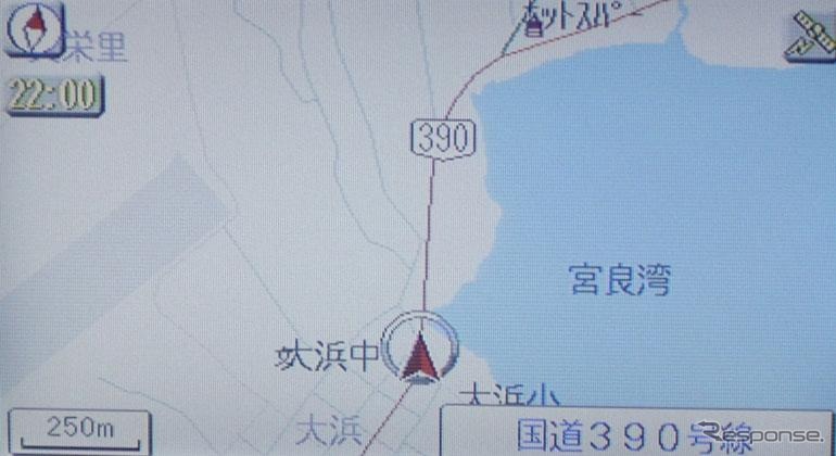 【カーナビ2003夏の陣】海の中を走る?　誤差、最大で793mも