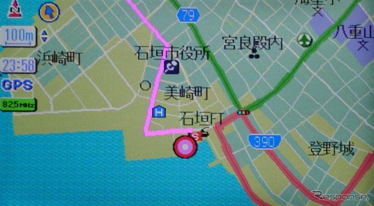 【カーナビ2003夏の陣】海の中を走る?　誤差、最大で793mも