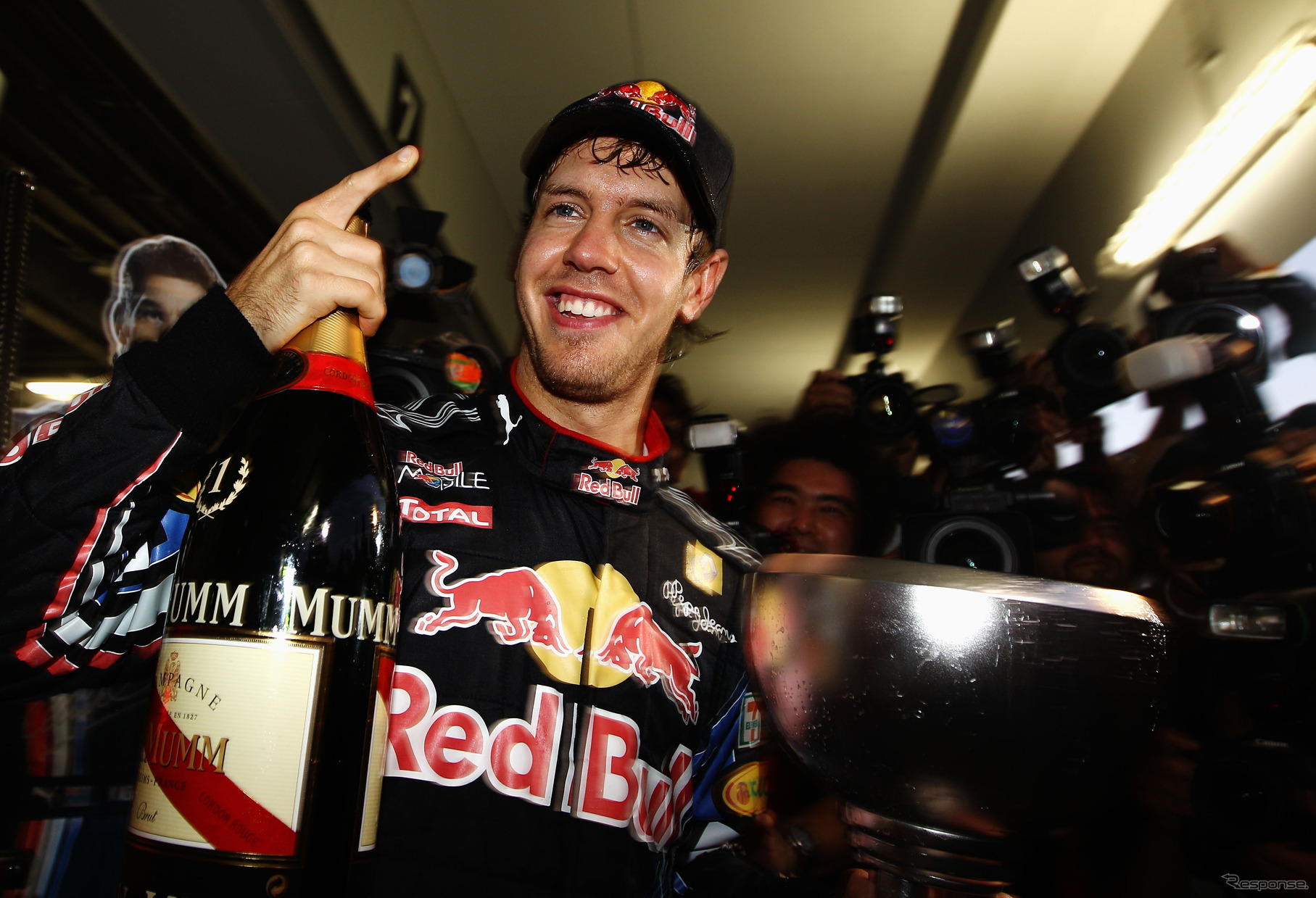 ベッテル（レッドブル）優勝