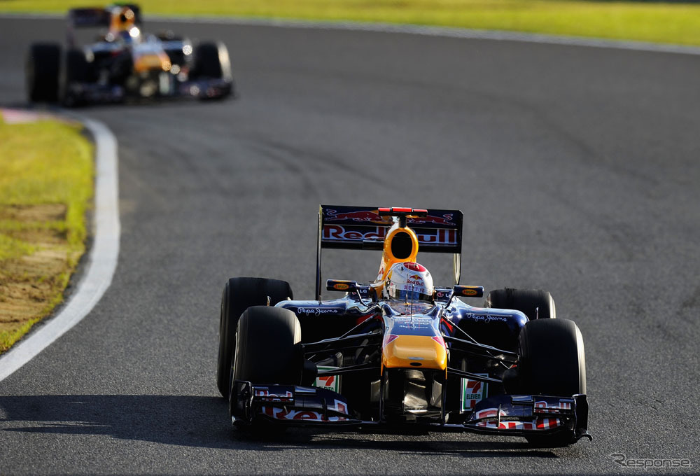 ウェーバーとベッテルの走り（日本GP）