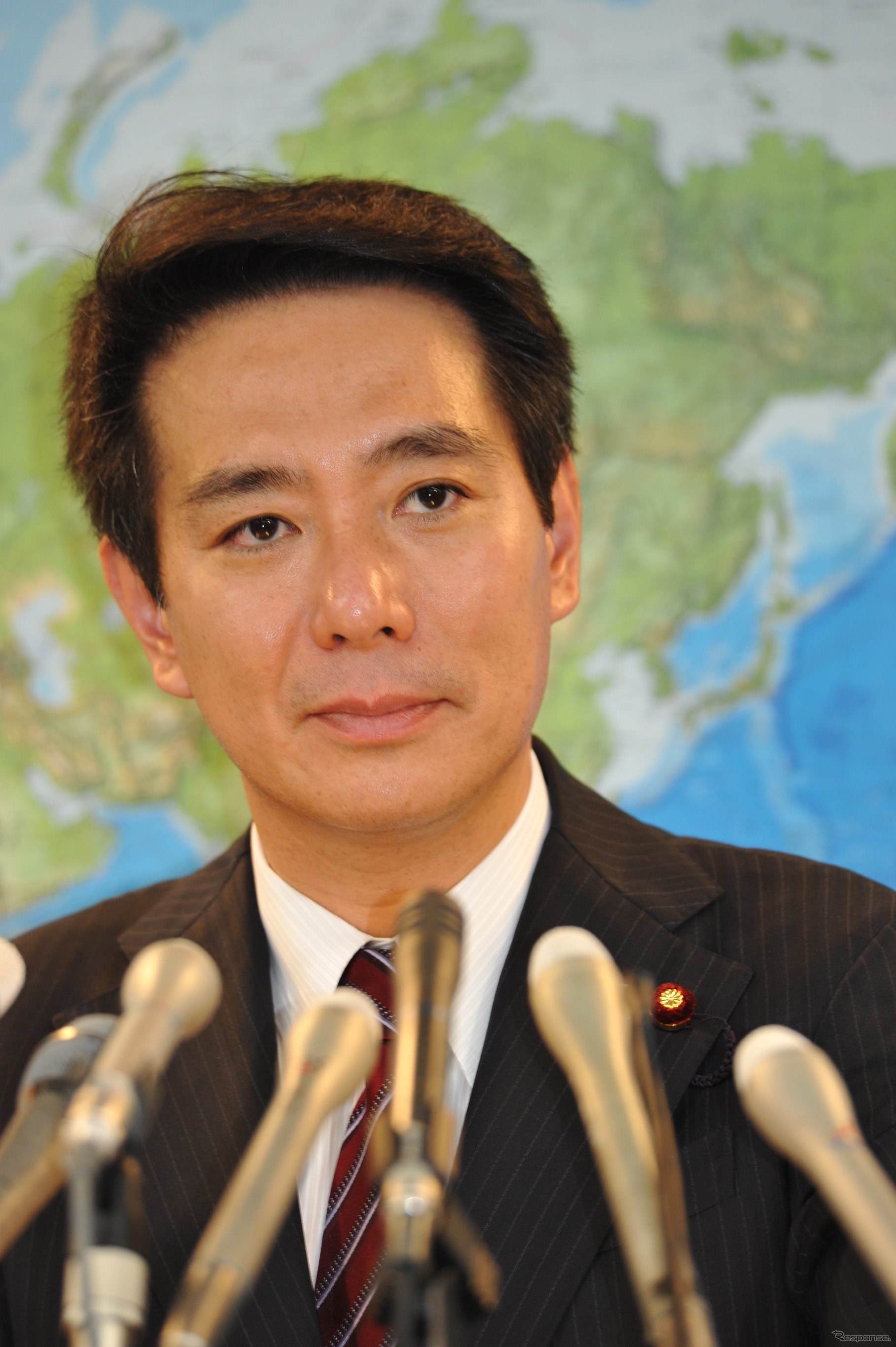 前原誠司外相　撮影＝中島みなみ